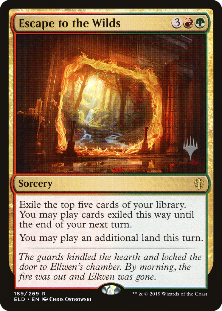 Escape to the Wilds (PPELD-189P) [Promo Pack: Throne of Eldraine Promos]