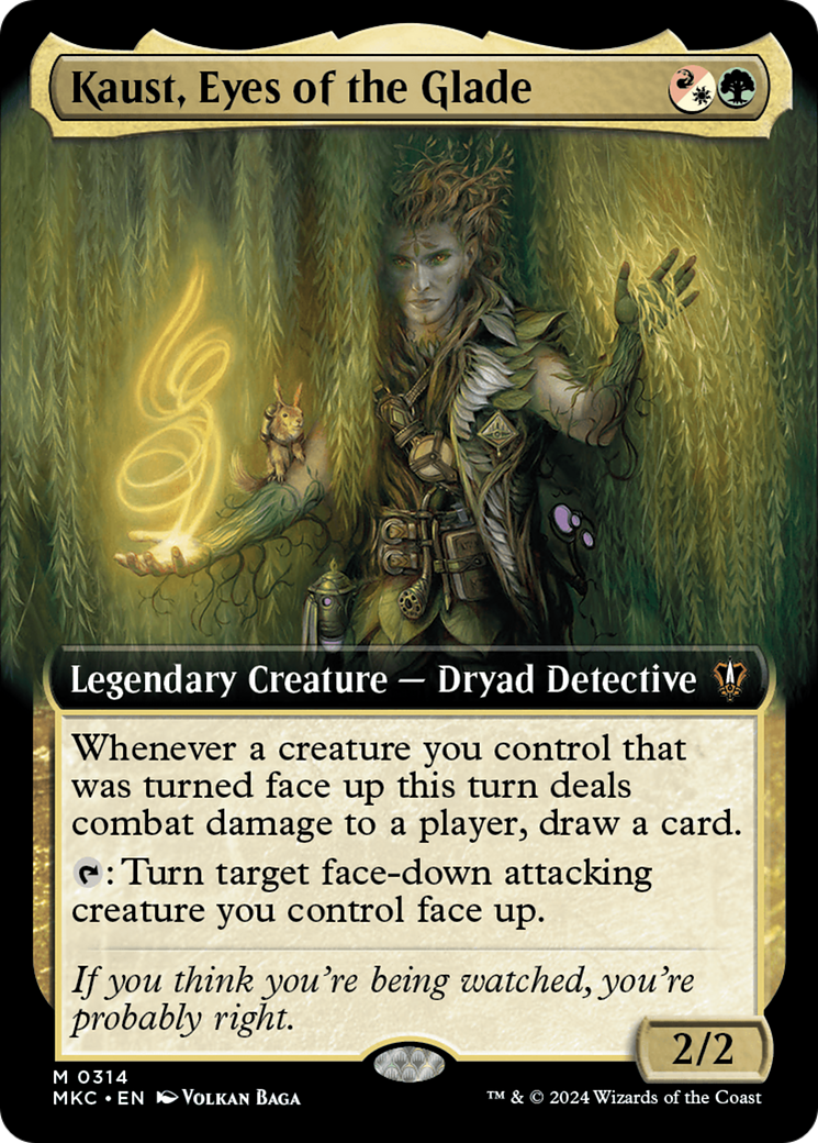 Kaust, Eyes of the Glade (MKC-314) [Murders at Karlov Manor Commander]: (Extended Art)
