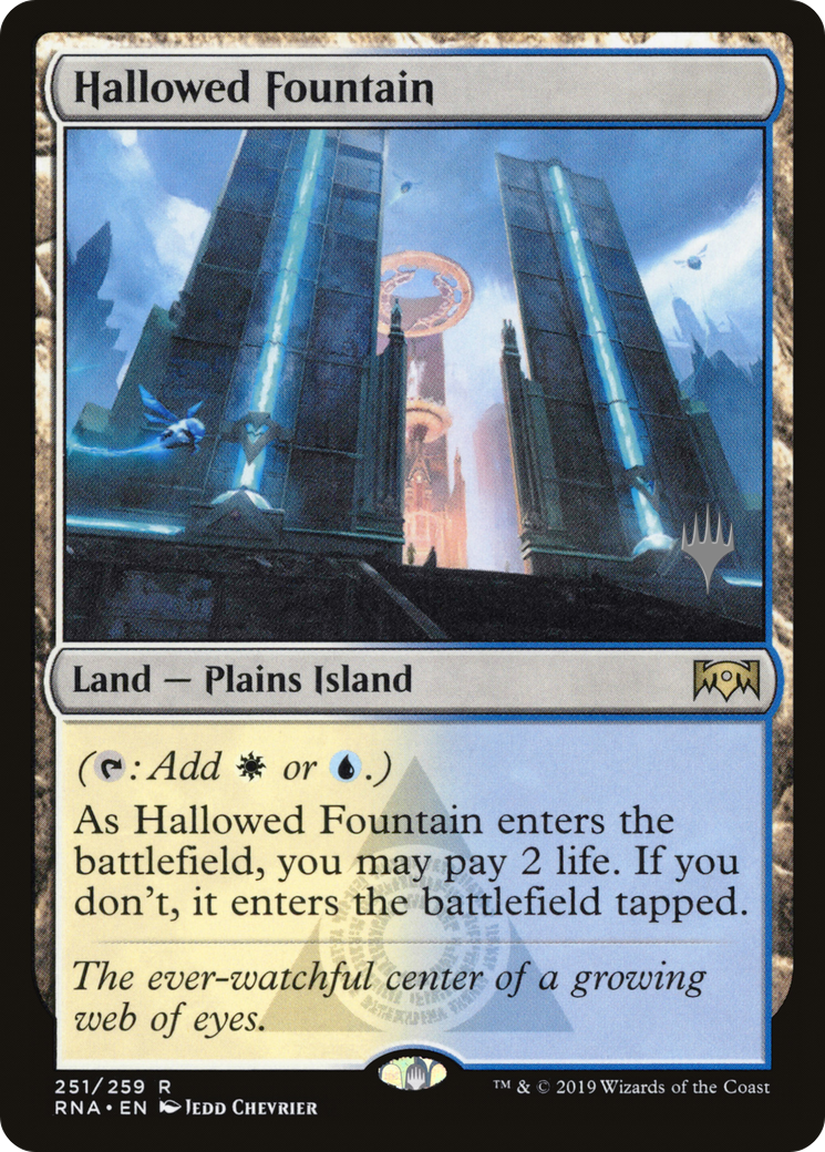 Hallowed Fountain (PPELD-251P) [Promo Pack: Ravnica Allegiance Promos]