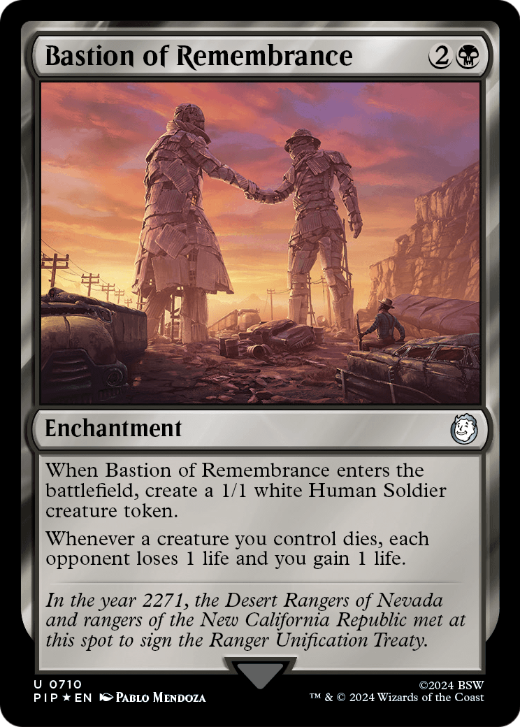 Bastion of Remembrance (Surge Foil) (PIP-710) [Fallout] Foil