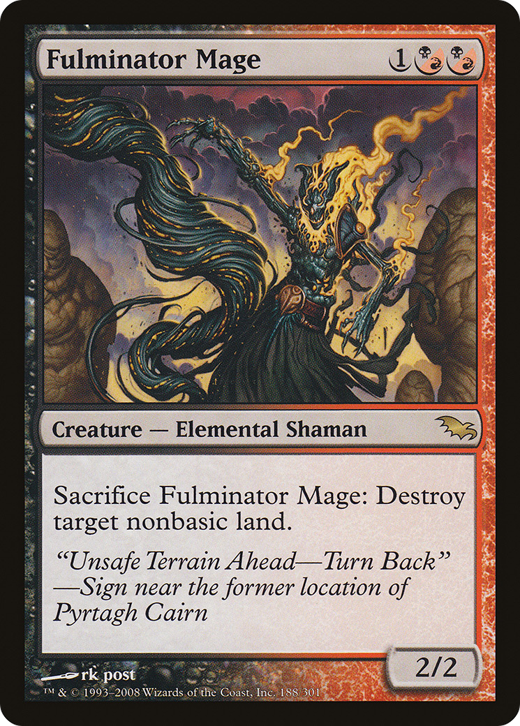 Fulminator Mage (SHM-188) [Shadowmoor] Foil