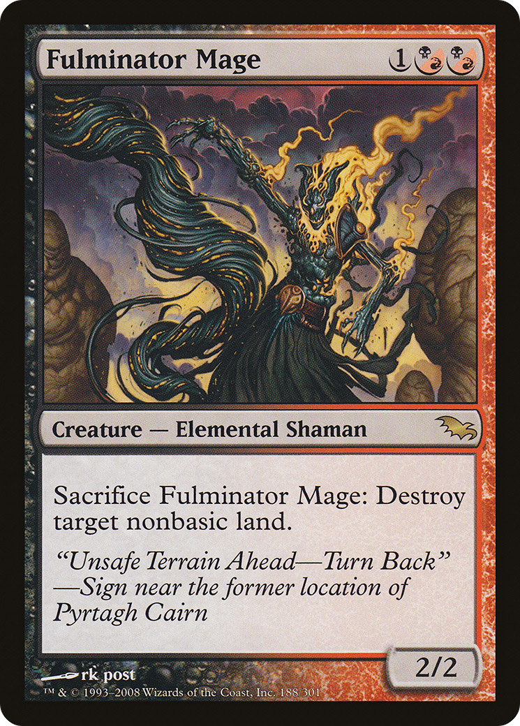 Fulminator Mage (SHM-188) [Shadowmoor]