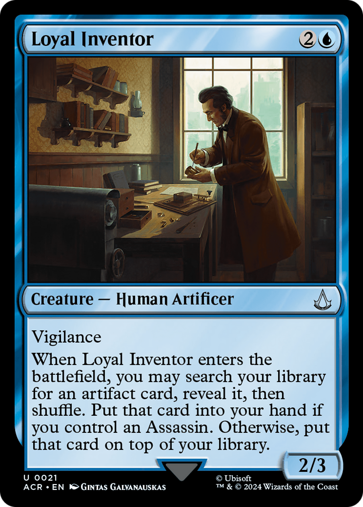 Loyal Inventor (ACR-021) [Assassin's Creed] Foil