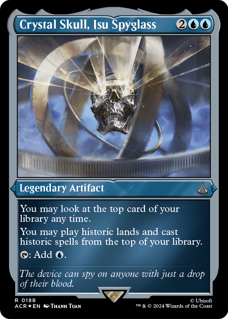 Crystal Skull, Isu Spyglass (Foil Etched) (ACR-188) [Assassin's Creed] Foil