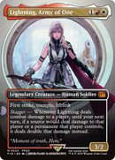 Lightning, Army of One (0320) (Borderless) (FIN-320) [FINAL FANTASY] (Borderless) Foil