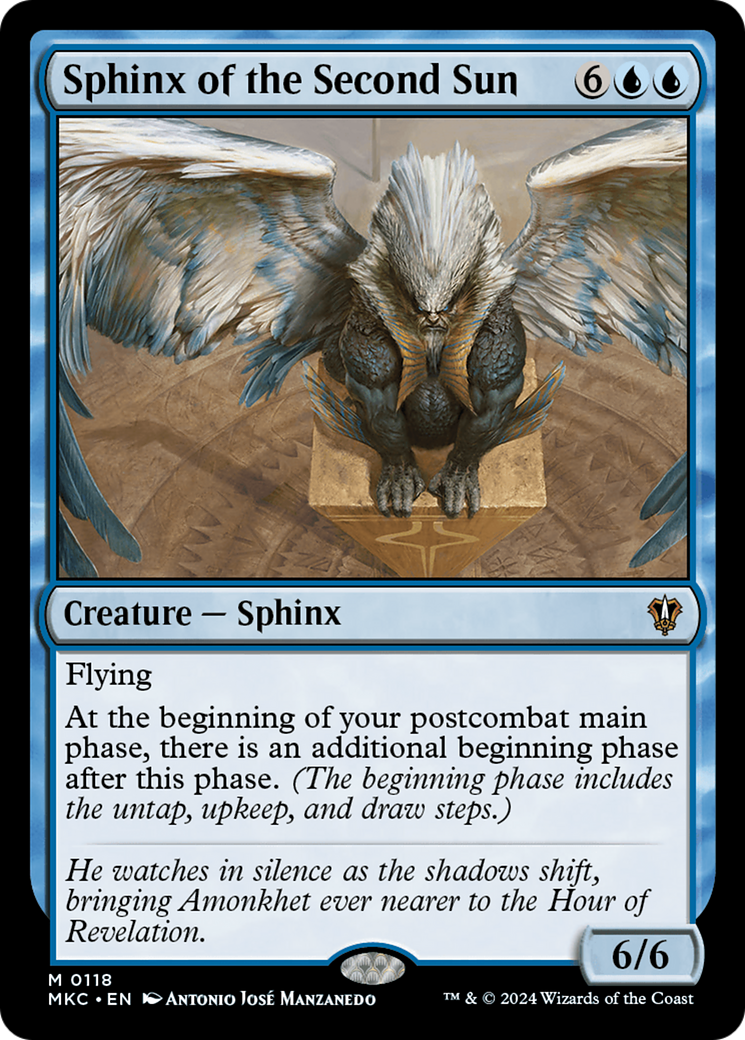 Sphinx of the Second Sun (MKC-118) [Murders at Karlov Manor Commander]