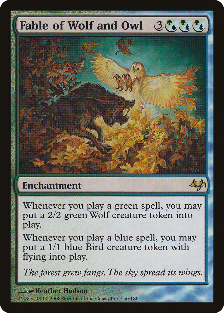 Fable of Wolf and Owl (EVE-150) [Eventide]