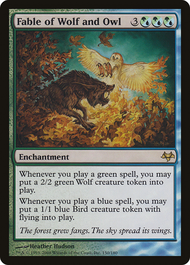 Fable of Wolf and Owl (EVE-150) [Eventide]