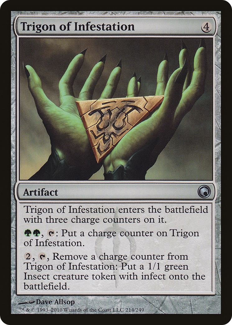 Trigon of Infestation [Scars of Mirrodin] Foil