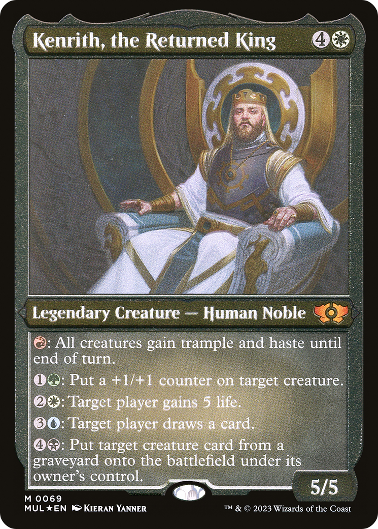 Kenrith, the Returned King (MUL-069) [Multiverse Legends] Etched Foil
