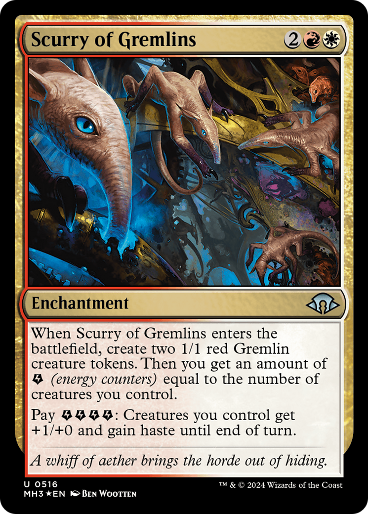 Scurry of Gremlins (MH3-516) [Modern Horizons 3] Foil
