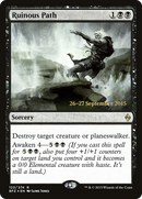 Ruinous Path (PRE-123S) [Battle for Zendikar Promos] Foil