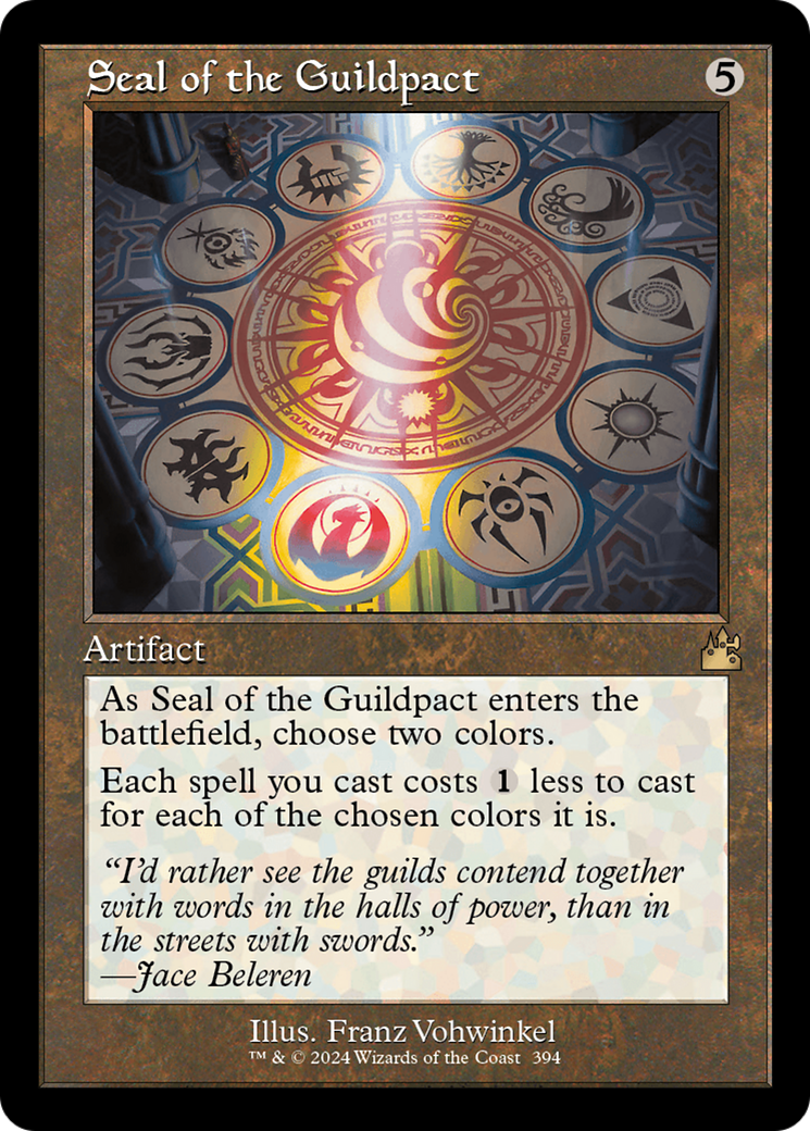 Seal of the Guildpact (RVR-394) [Ravnica Remastered]