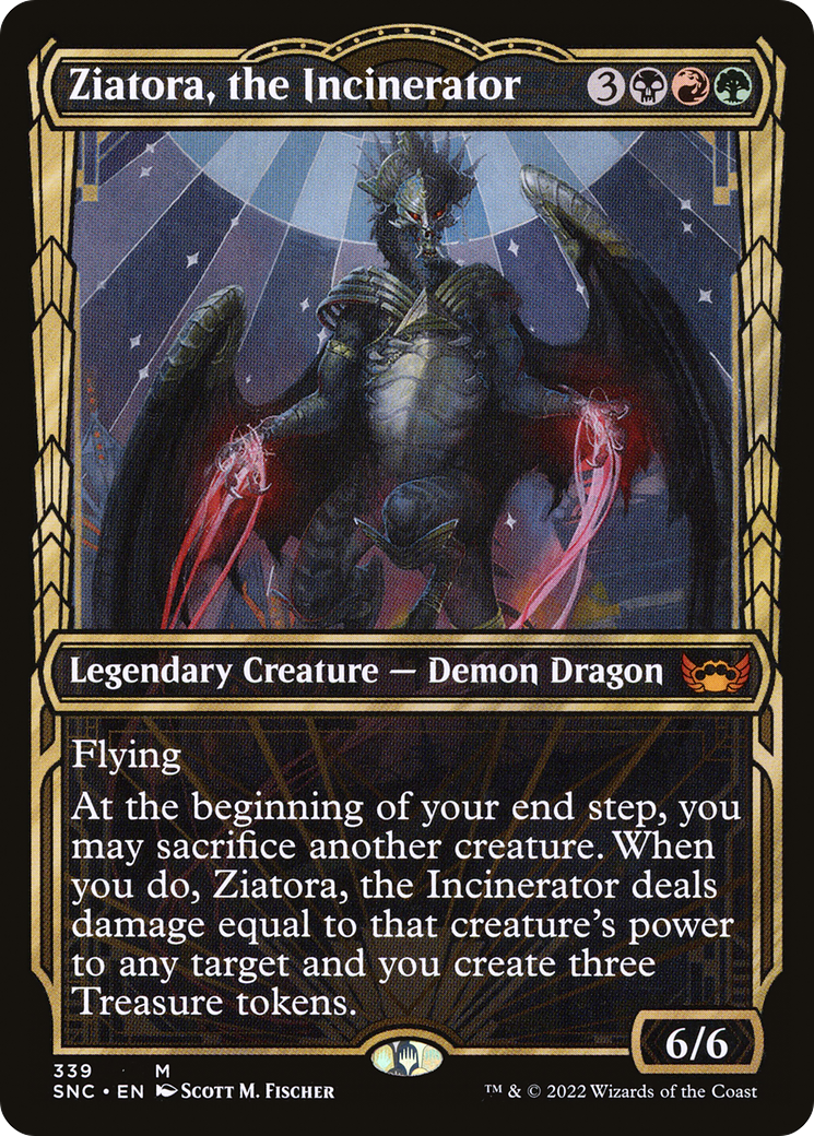 Ziatora, the Incinerator (Showcase) (SNC-339) [Streets of New Capenna]