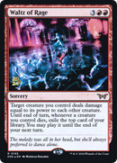 Waltz of Rage (PRE-165S) [Duskmourn: House of Horror Promos] Foil