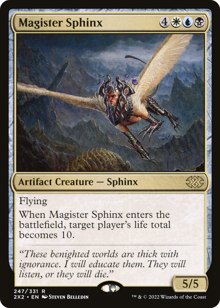 Magister Sphinx (2X2-247) [Double Masters 2022] Foil