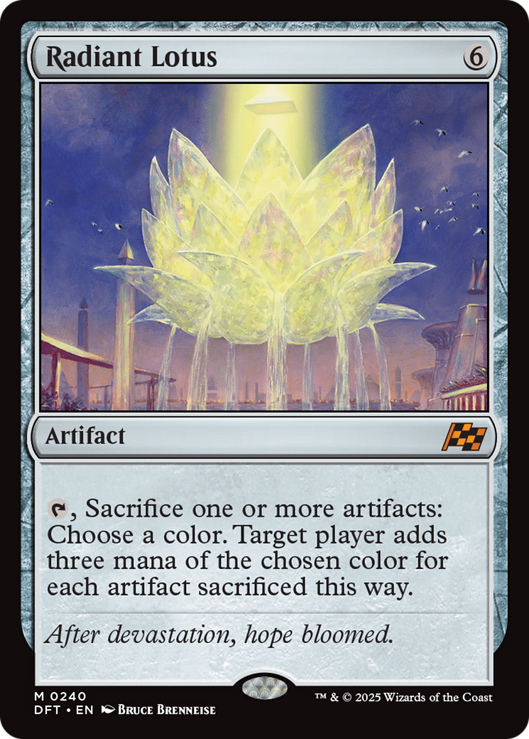 Radiant Lotus (DFT-240) [Aetherdrift] Foil