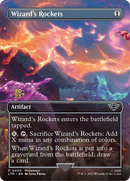 Wizard's Rockets (PRE-400) (Borderless) [Tales of Middle-earth Promos] Foil