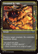 Unwanted Remake (DSK-306) [Duskmourn: House of Horror]: (Showcase) Foil