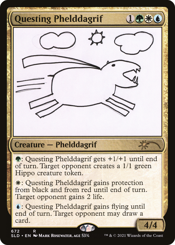 Questing Phelddagrif (SLD-672) [Secret Lair Drop]