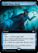 Three Steps Ahead (OTJ-323) [Outlaws of Thunder Junction]: (Extended Art, spree)