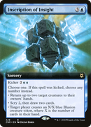 Inscription of Insight (ZNR-329) [Zendikar Rising]: (Extended Art) Foil