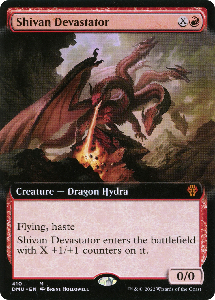 Shivan Devastator (Extended Art) (DMU-410) [Dominaria United]