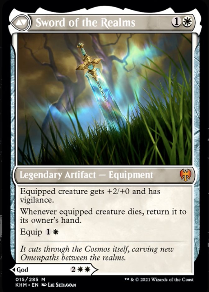 Halvar, God of Battle // Sword of the Realms (KHM-015) [Kaldheim] Foil