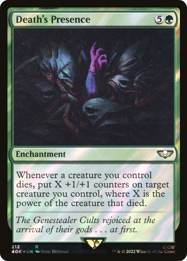 Death's Presence (40K-212★) [Warhammer 40,000 Commander] Foil
