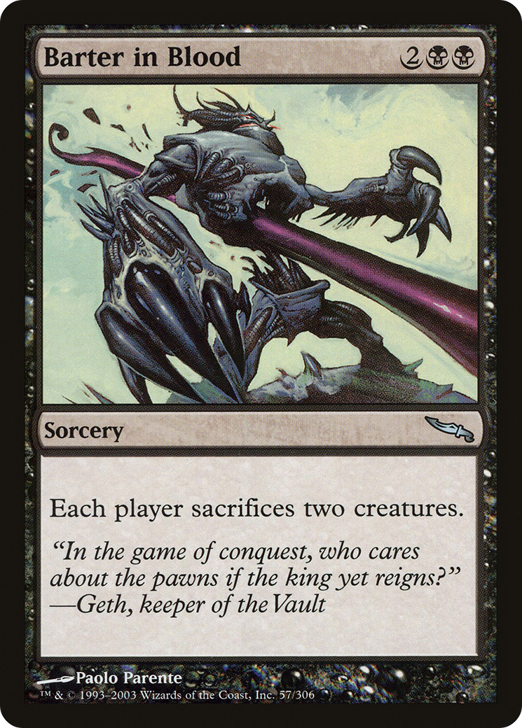 Barter in Blood (MRD-057) [Mirrodin] Foil