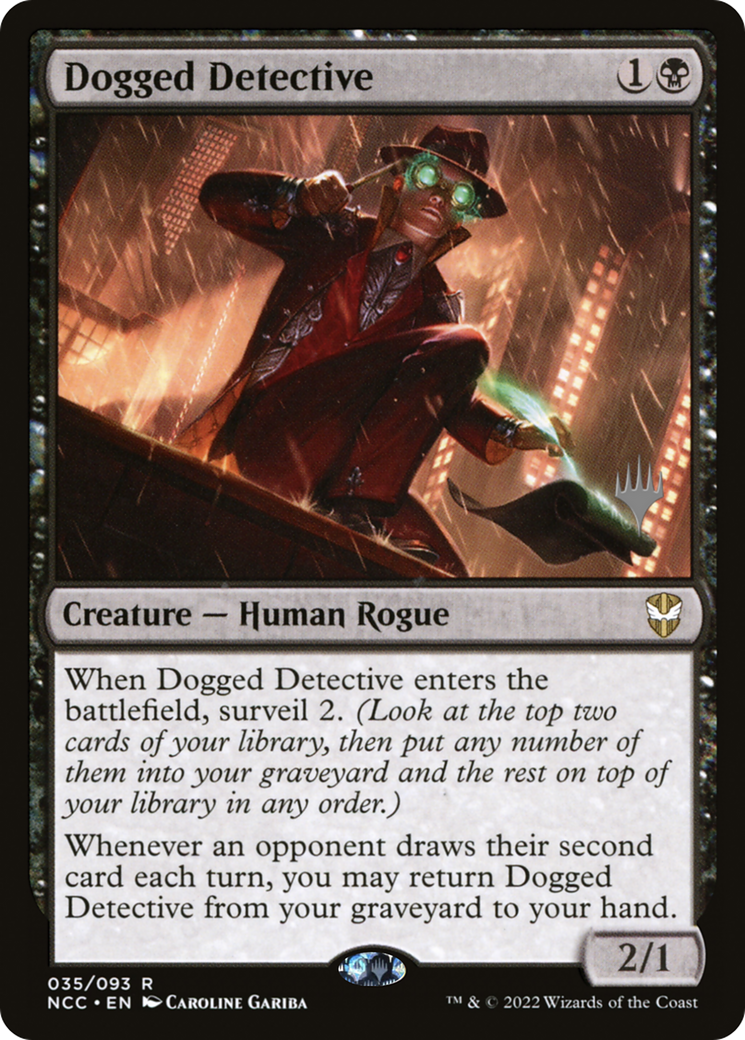Dogged Detective (PPSNC-035) [Promo Pack: New Capenna Commander Promos] Foil