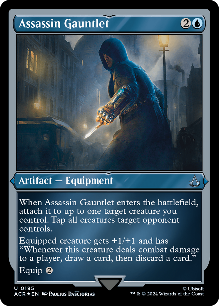 Assassin Gauntlet (ACR-185) [Assassin's Creed] Etched Foil