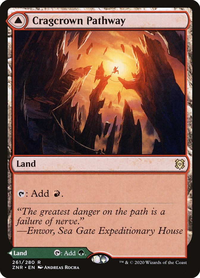 Cragcrown Pathway // Timbercrown Pathway (ZNR-261) [Zendikar Rising] Foil