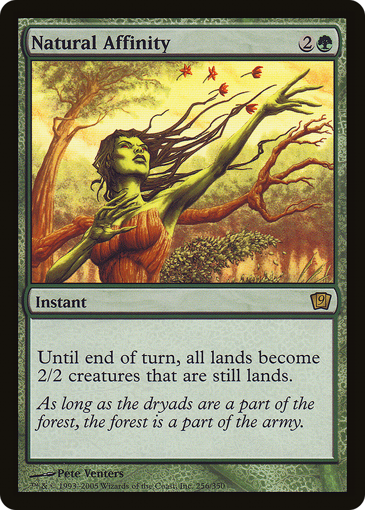 Natural Affinity (9ED-256★) [9th Edition] Foil