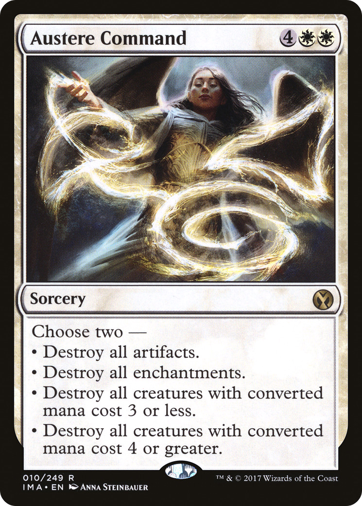 Austere Command (IMA-010) [Iconic Masters]