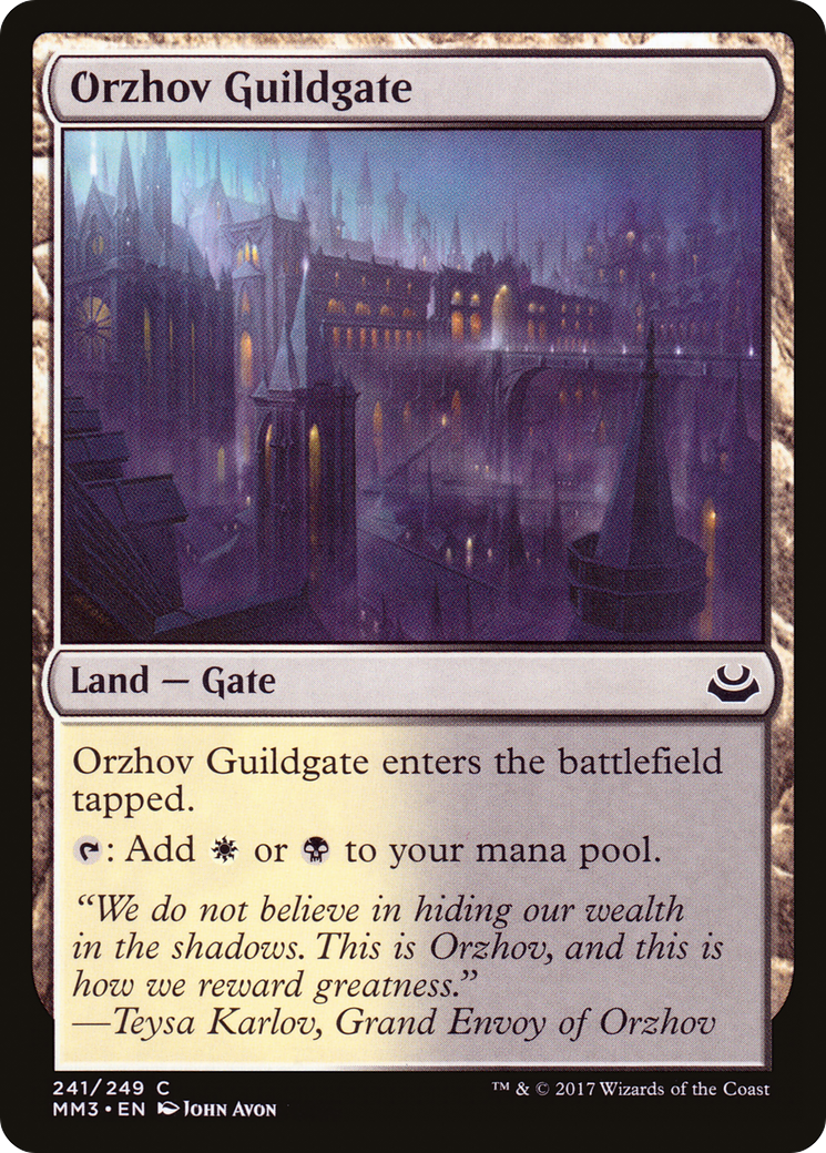 Orzhov Guildgate (MM3-241) [Modern Masters 2017]