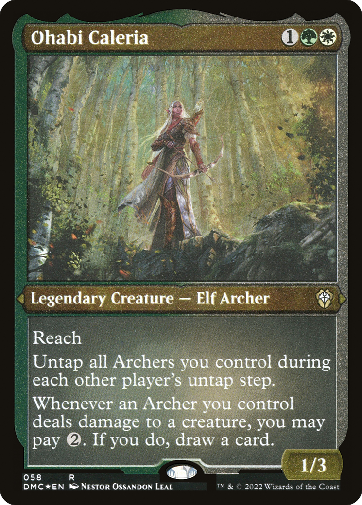 Ohabi Caleria (Foil Etched) (DMC-058) [Dominaria United Commander] Foil