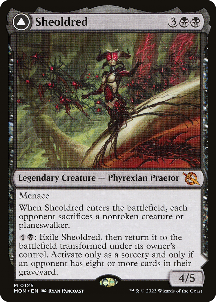 Sheoldred // The True Scriptures (MOM-125) [March of the Machine]