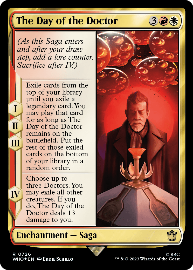 The Day of the Doctor (Surge Foil) (WHO-726) [Doctor Who] Foil