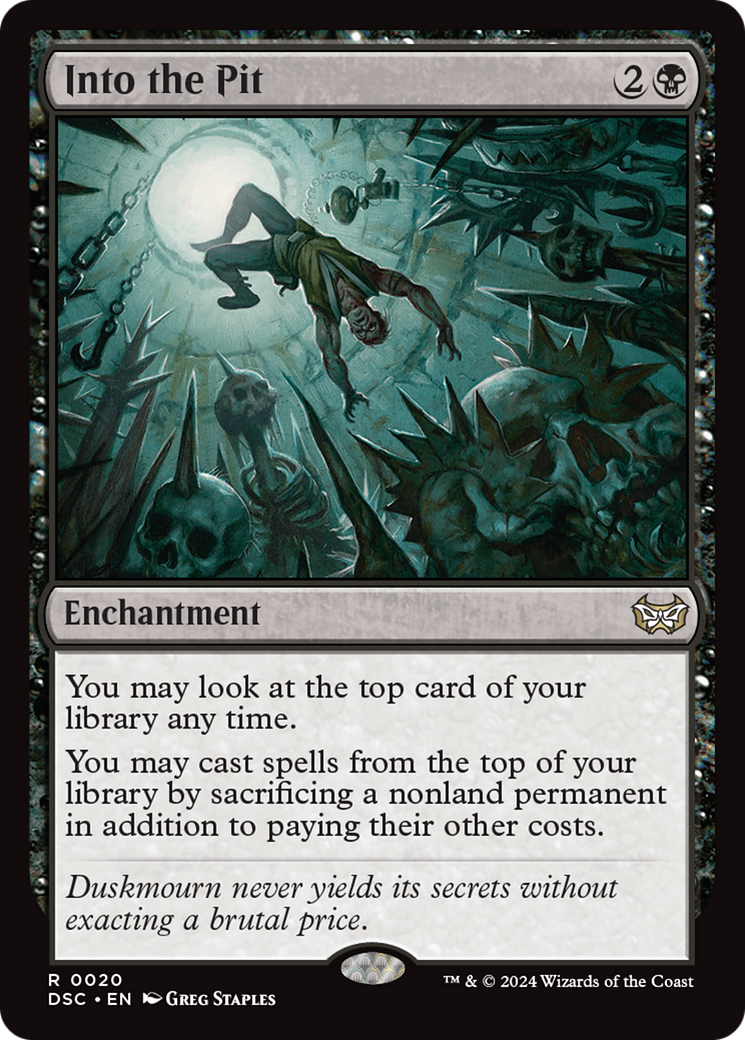 Into the Pit (DSC-020) [Duskmourn: House of Horror Commander]