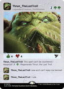 Thrun, the Last Troll (SLD-810) [Secret Lair Drop] (Borderless) Foil