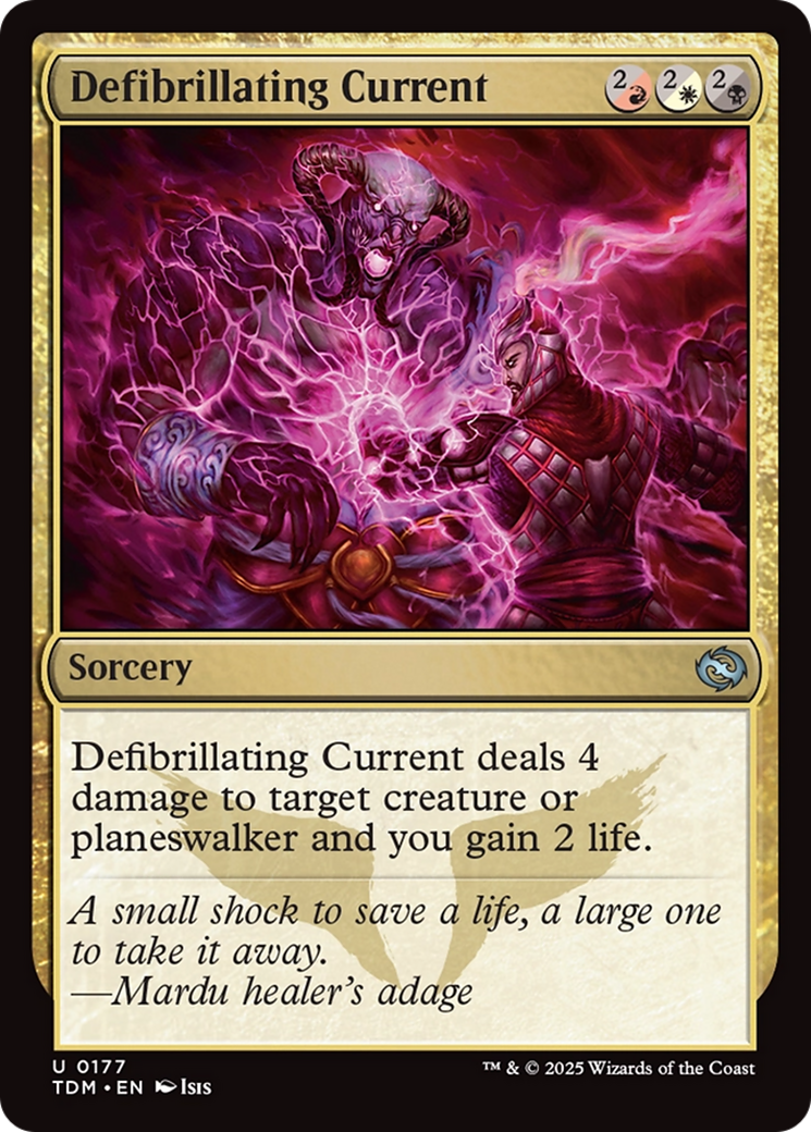 Defibrillating Current (TDM-177) [Tarkir: Dragonstorm]