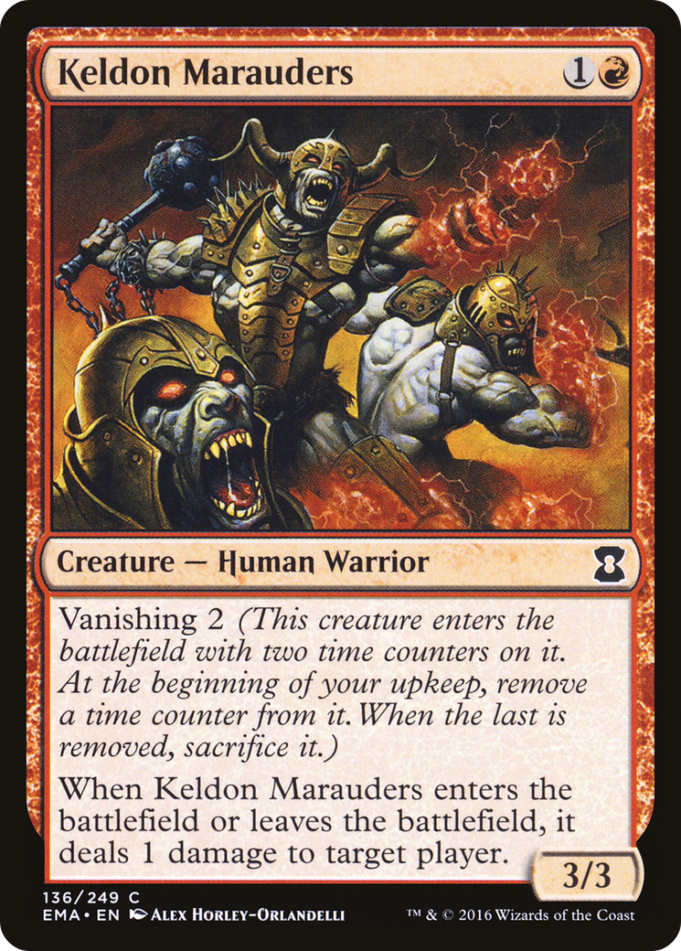 Keldon Marauders (EMA-136) [Eternal Masters] Foil