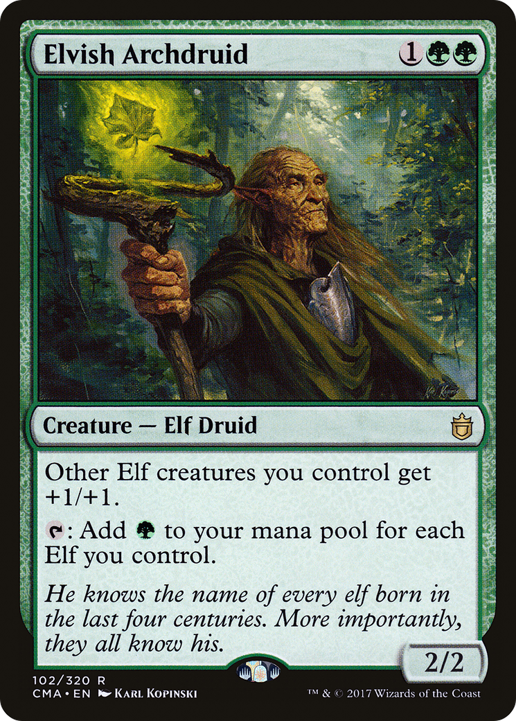 Elvish Archdruid (CMA-102) [Commander Anthology]