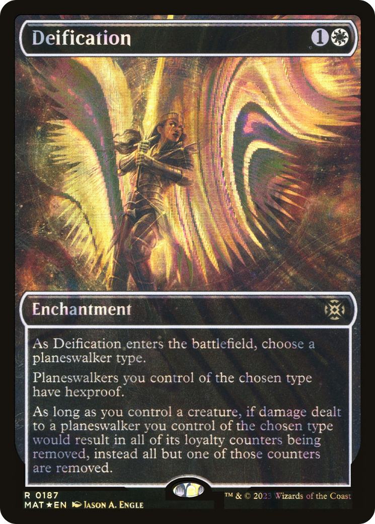 Deification (MAT-187) [March of the Machine: The Aftermath]: (Showcase) Foil