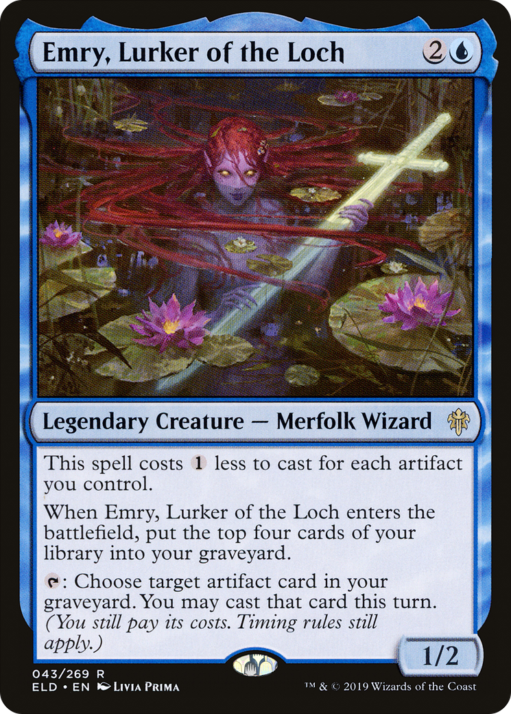 Emry, Lurker of the Loch (ELD-043) [Throne of Eldraine] Foil
