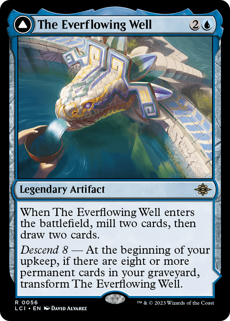 The Everflowing Well // The Myriad Pools (LCI-056) [The Lost Caverns of Ixalan] Foil