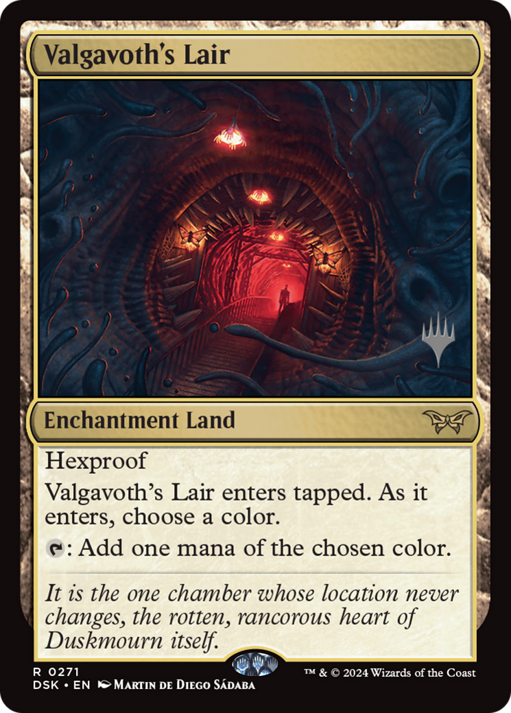 Valgavoth's Lair (PPDSK-271) [Promo Pack: Duskmourn: House of Horror Promos]