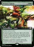 Vivien's Talent (MOC-086) [March of the Machine Commander]: (Extended Art) Foil