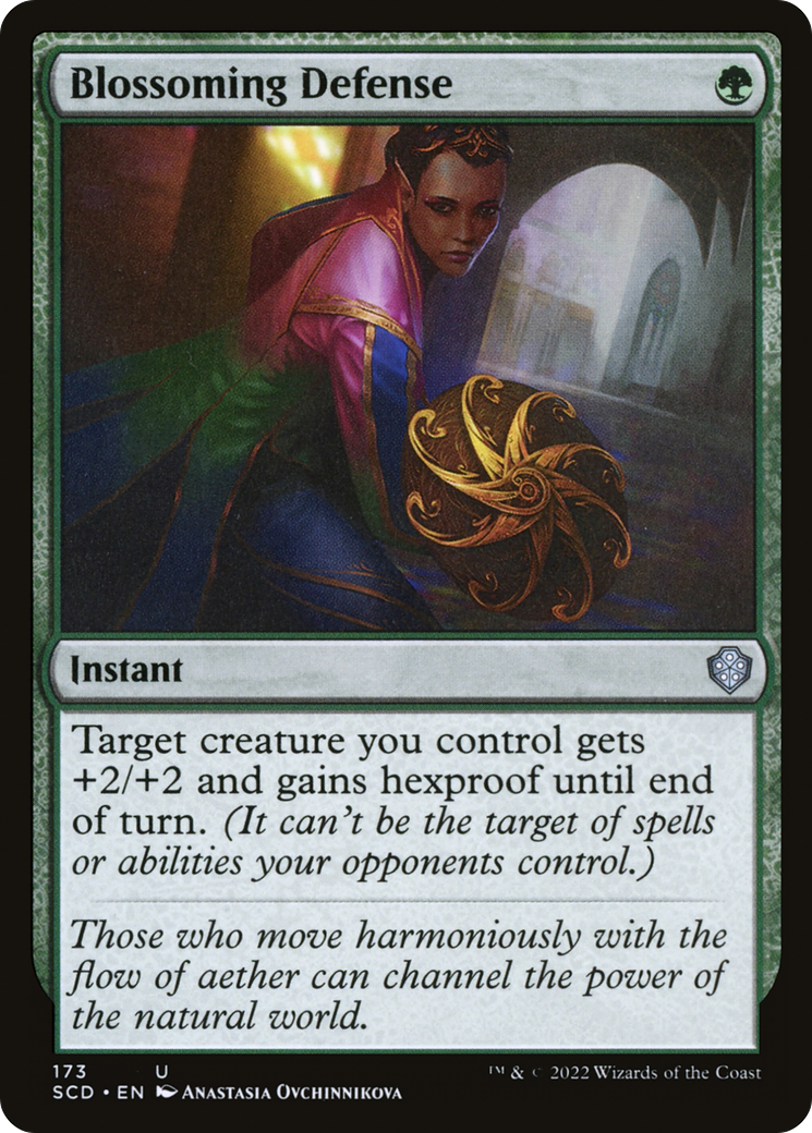 Blossoming Defense (SCD-173) [Starter Commander Decks]